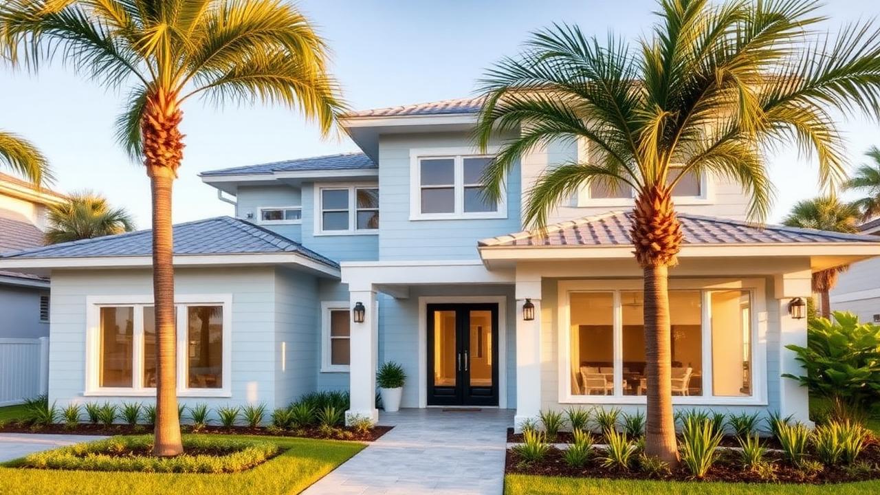 A beautifully renovated Tampa home with a modern coastal design