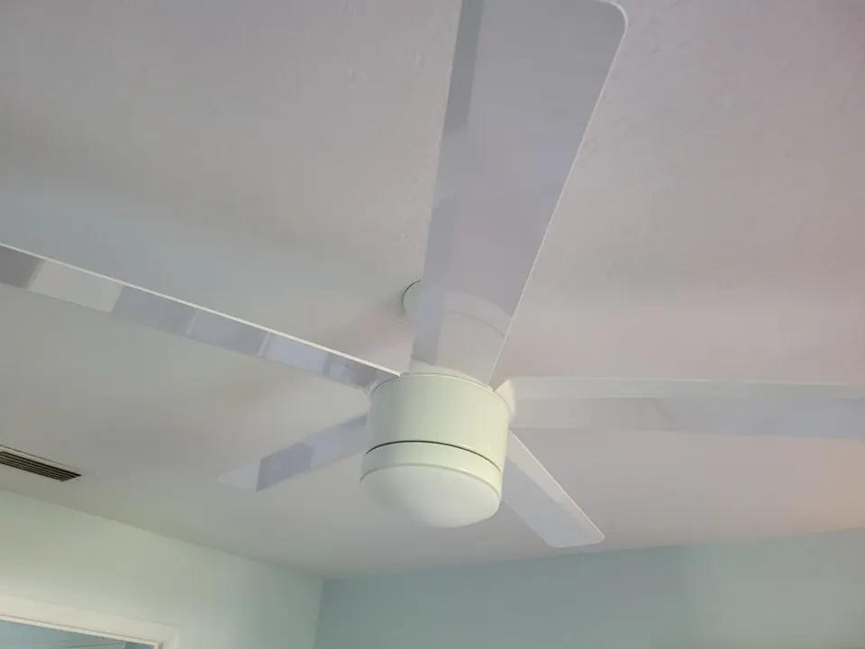New ceiling fan installed and balanced — Fenelon Handyman Services, Tampa Bay, FL