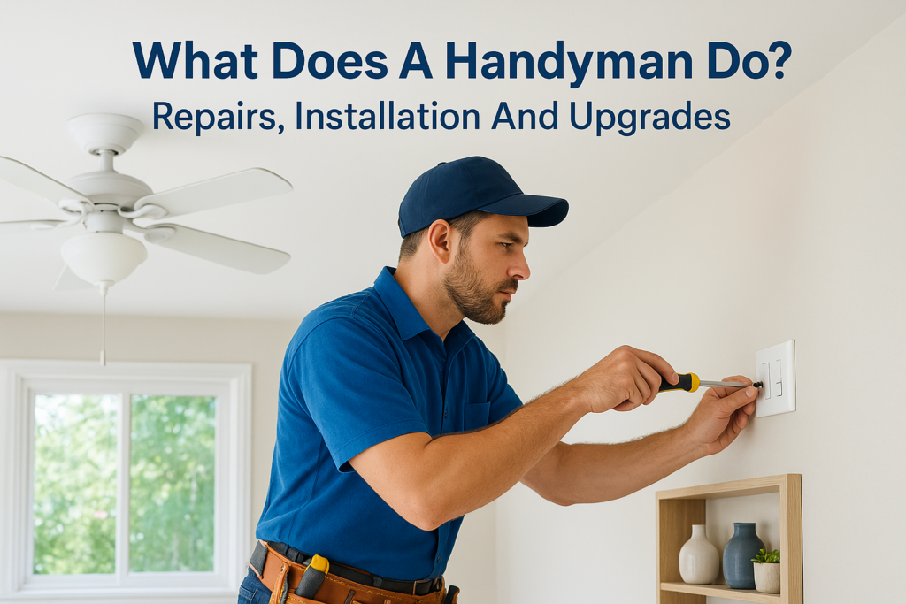 What Does A Handyman Do? Repairs, Installation And Upgrades